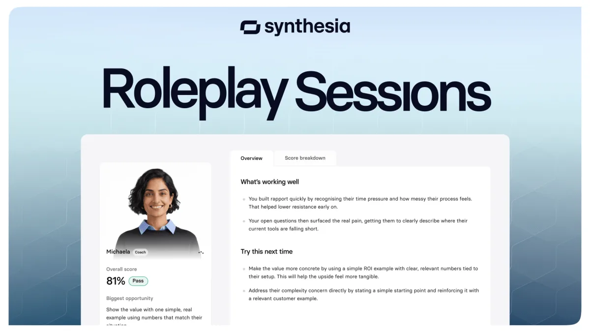 Виртуальные тренировки: Как Synthesia меняет корпоративное обучение с помощью ИИ