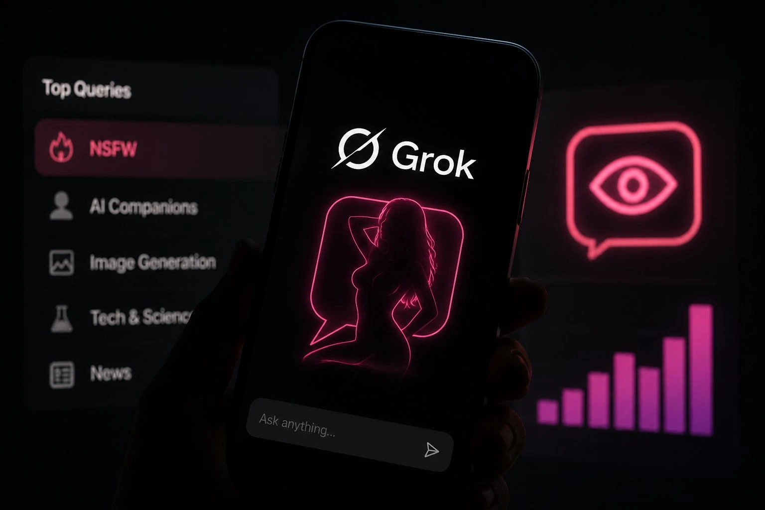 Самая популярная функция Grok — именно та, о которой вы подумали. И да, это порно